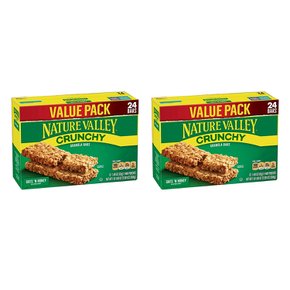 [해외직구]네이처밸리 크런치 오트허니 그래놀라바 42g 24입 2팩/ Nature Valley Crunchy Oats n Honey 17.88oz