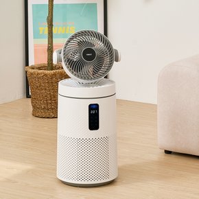 롯데 에코제트 공기청정기 써큘레이터형 펫필터 UVC IOT연동 WIFI LE-910
