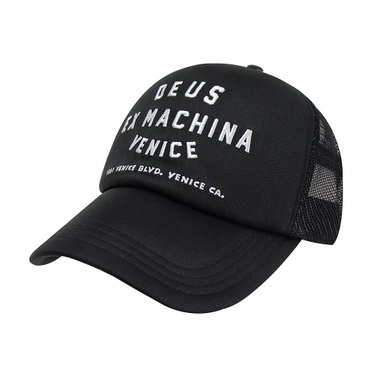 Deus ex machina 데우스엑스마키나 베니스 어드레스 트러커 볼캡 모자 블랙 DMA47620-BLK