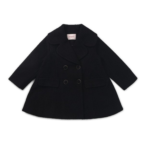 [여주점] 루즈페  -  블랙빅카라A라인코트  74C1910202