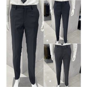 남자 허리 28-40인치 베이직 울 혼방 3계절 기본 정장 바지 팬츠 3컬러 - 블랙, 네이비, 차콜_JK