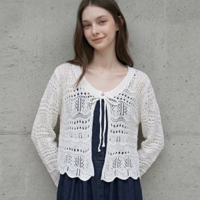 KARRA 펀칭로맨틱숏가디건_A6M0618