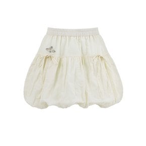 BALLOON SKIRT IN CREAM (스티치 호박 스커트)