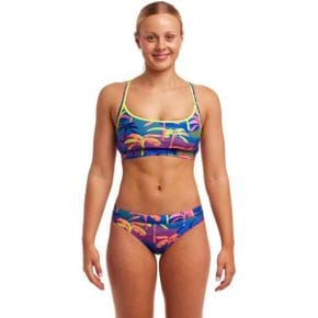 영국 펑키타 여자 수영복 Funkita Ladies Sports Top Brief 2 Piece - Palm A Lot 1774482