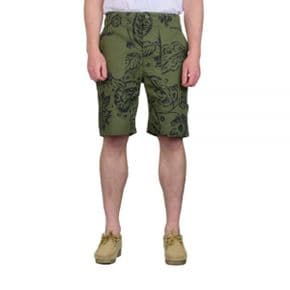 엔지니어드 가먼츠 Fatigue Short Olive Floral Print Ripstop (MP299-CT24