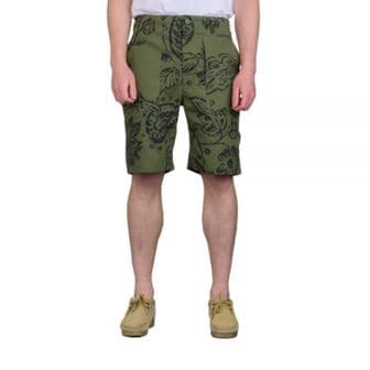 엔지니어가먼츠 엔지니어드 가먼츠 Fatigue Short Olive Floral Print Ripstop (MP299-CT24