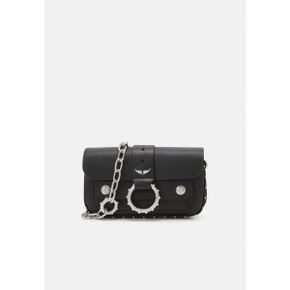 4153248 Zadig  Voltaire WALLET SMOOTH - Clutch noir/silver-coloured