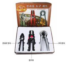  딱딱한 견과류 껍집 까기용 부럼깨기 세트 은행까기 호두깍기