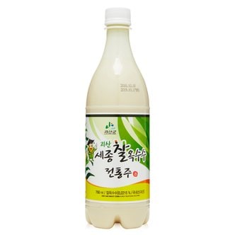  조은술 세종 괴산 찰옥수수주 6도 750ml 막걸리형 전통주