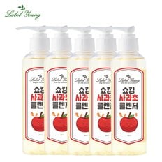 쇼킹 사과초클렌저 200ml 5개 유분/피지/노폐물케어/약산성클렌징