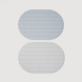 JAJU 물기 흡수가 잘되는 매트 60x40cm 2개 블루그레이 J62N902114396