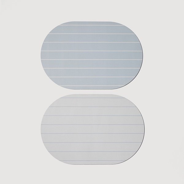 물기 흡수가 잘되는 매트 60x40cm 2개 블루그레이 J62N902114396