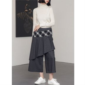 RUFFLE SWING CULOTTES WOOL WIDE PANTS (1984671)