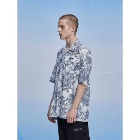 Hawaiian Form M Type Shirt - White