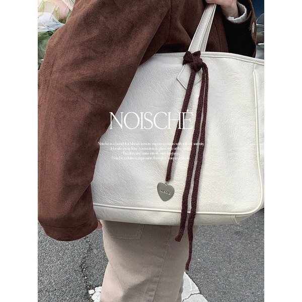 Lien Heart Necklace / BROWN