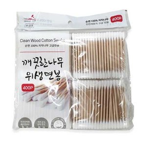 면봉 귀이개 화장 수정 제거 면봉 귀지 귀청소 400p