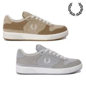 [B300 Textured Nubuck/Suede] FRED PERRY 남성 스웨이드 스니커즈 SFPM2438322