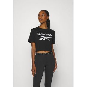 3809171 Reebok IDENTITY BIG LOGO CROP TEE T-SHIRT - Print T-shirt black