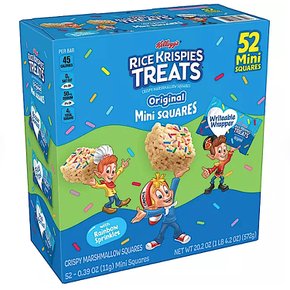 켈로그 라이스 크리스피 트리트 미니 스퀘어 Kelloggs Rice Krispies Treats Mini 52개입