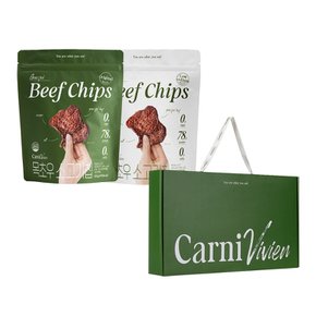 소고기칩 100g 선물세트 2개 (혼합)