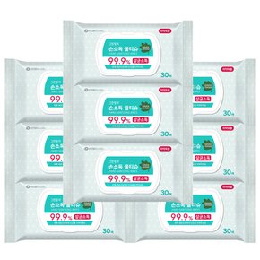 손소독 물티슈 어린이집 소독티슈 30매x9