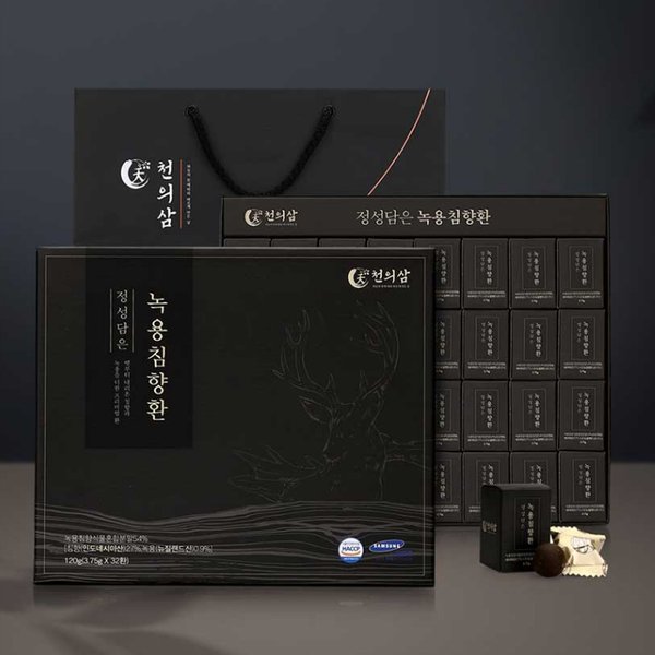 정성담은 녹용침향환 (3.75g×32환)(+쇼핑백)