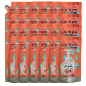 아이깨끗해 복숭아향 200ml x 24개 리필 대용량 거품