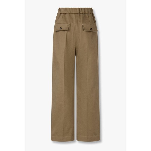 원 턱 백 밴딩 웜 터치 코튼 팬츠 IA16130120164