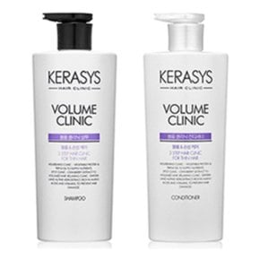 케라시스 볼륨 clinic 샴푸 + 컨디셔너 각 600ml_W822C3D