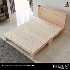 모비치707 고급편백나무 평상형원목침대(퀸사이즈/매트미포함)