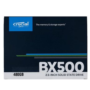 Crucial 크루셜 SSD 480GB BX500 내장형 SATA3 2.5인치 7mm CT480BX500SSD1