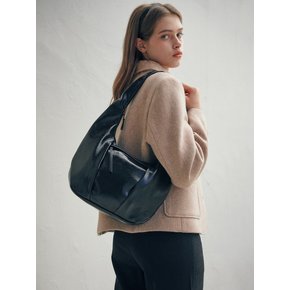 [리퍼브]oval bag - crinkle black