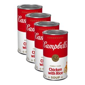 Campbells [해외직구] Campbells 캠벨스 농축 치킨 위드 라이스 스프 635g 4팩