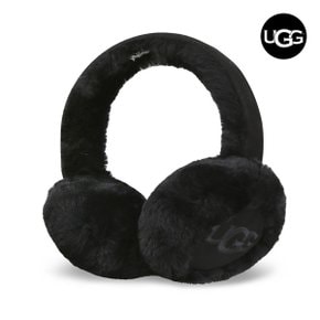 어그 UGG 쉽스킨 자수로고 이어머프 귀마개 양모 귀도리 20955-BLK