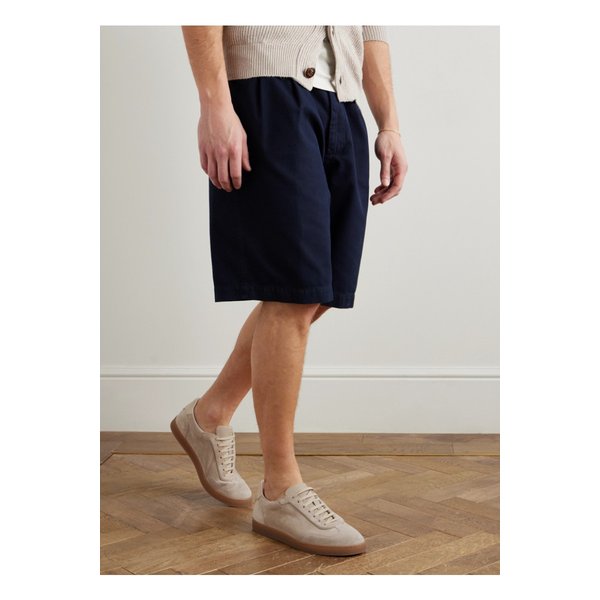 브루넬로쿠치넬리 가죽 트림 스웨이드 스니커즈 46376663162896163