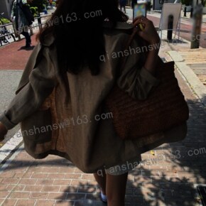 여성 여름 린넨 정장 자켓 루즈핏 얇은 블레이저 오피스룩 데일리룩
