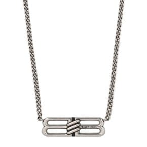 [부산점] 25FW 실버 BB 아이콘 엔티크 목걸이 696223 TZ99I 0911