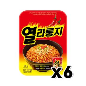 열라룽지 누룽지 즉석간편식 125g x 6개