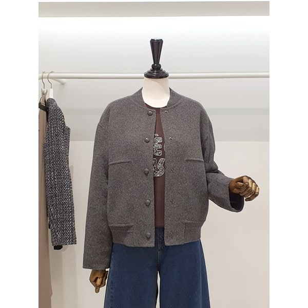 [파주점] 쥬크 주크 캐시미어혼방 블루종 숏코트 V254MSG968