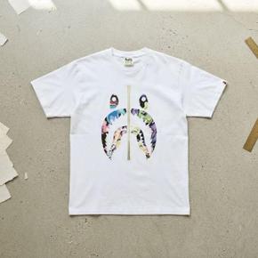 아트 카모 샤크 티셔츠 M WHITE 001TEL801037MWHT
