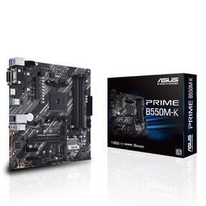 ASUS AMD B550 탑재 AM4 대응 마더보드 PRIME B550M-K [MicroATX]