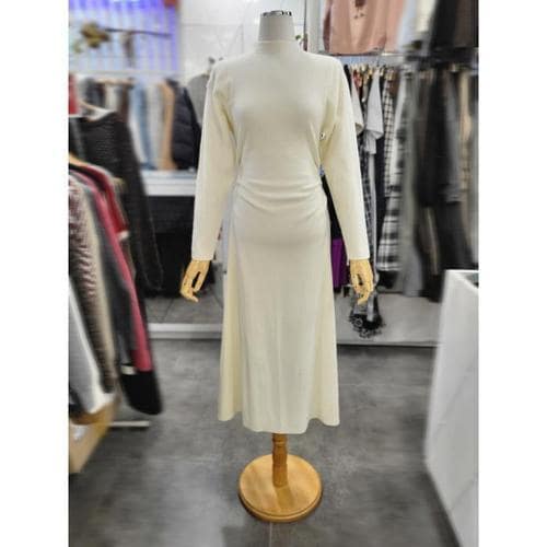 밸리걸 세이브존01 핏 심플 긴팔 니트 롱원피스 612880(1)