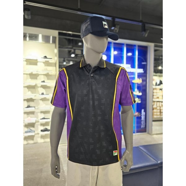 [파주점] F 바레타 자카드 POLO 티 (FO252TS10X002-001/BLK)