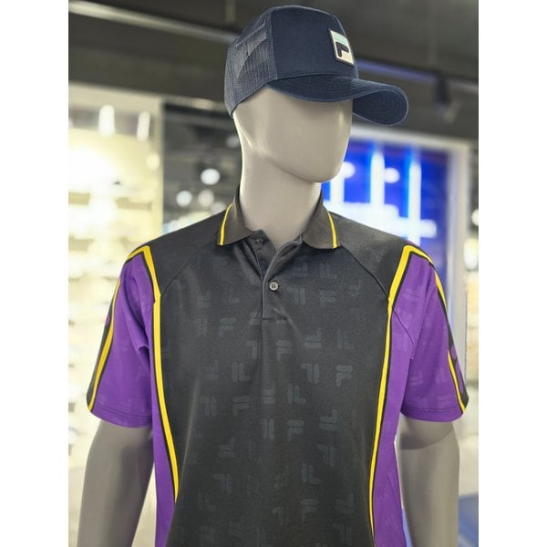 [파주점] F 바레타 자카드 POLO 티 (FO252TS10X002-001/BLK)