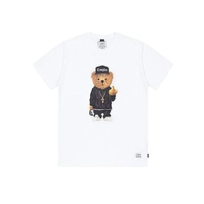 COMPTON BEAR T-SHIRTS WHITE