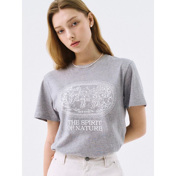 Nymphs T-shirt heather dark gray