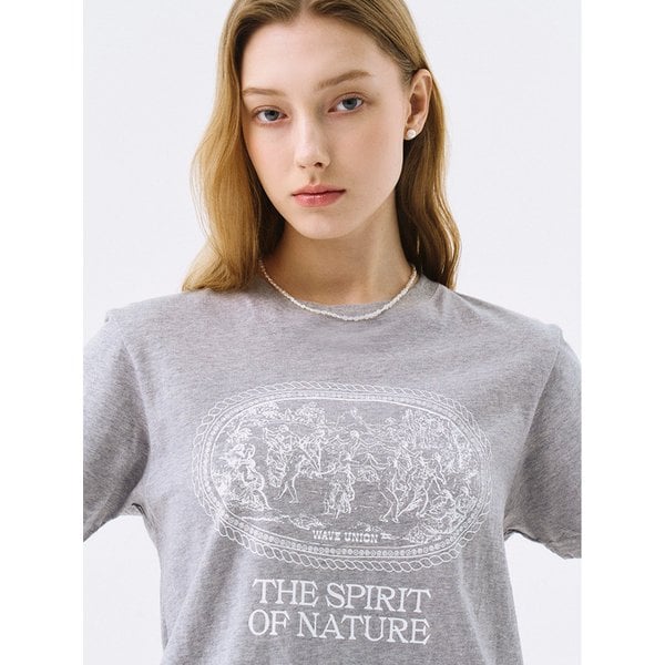 Nymphs T-shirt heather dark gray