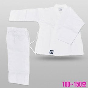 무스포 - 오픈 골지 도복 백색 오픈도복(100~150호)