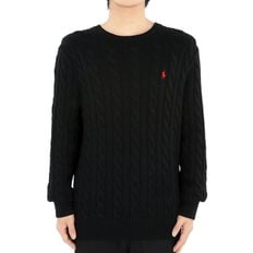 폴로랄프로렌 24 S/S 남성 포니 자수 로고 니트(블랙) 710775885012 BLACK /국내당일발송