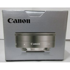 Canon 단초점 광각 렌즈 EF-M22mm F2 STM 실버 미러리스 일안 대응 EF-M222STMSL